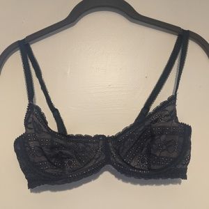 GapBody Lace Navy Underwire Bra 34C
